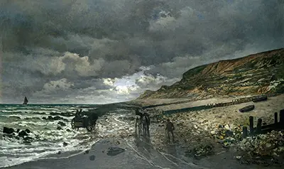 The Pointe de la Heve at Low Tide Claude Monet